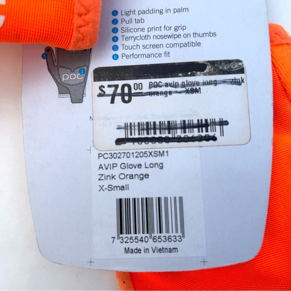 POC Avip Full Finger Cycling Glove XS - new with defects - Picture 8 of 8